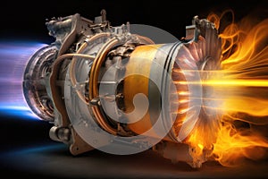 Motor Binodal NTP and NEP: A Breakthrough in Energy Efficiency. Generative AI photo