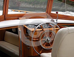 Motor boat interior