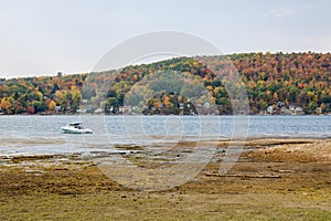 Motor Boat on Lake Otisco