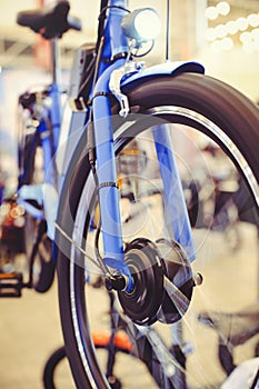 Motor electric bike installed in the wheel, motor wheel, green technology, environmental care