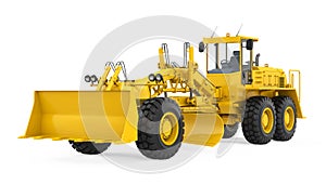 Motor Grader Isolated