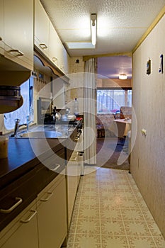 Motor home kitchen