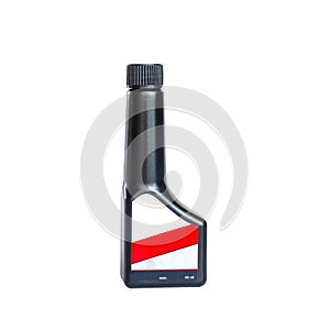 Motor lubricant Bottle isolated on white