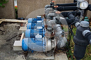Motor pump water