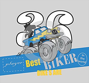 MOTOR RACE SPEED MAKERS BIKE PRINT