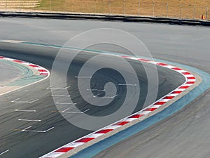 Motor Racing Track Corner Apex