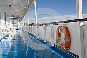 Motor-ship deck