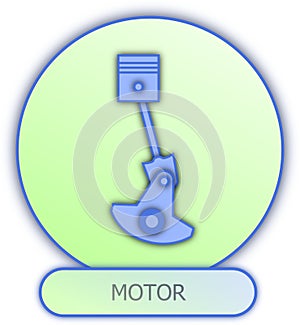 Motor symbol and icon