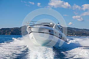 Motor yacht boat