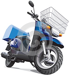 Motorbike for delivery goods