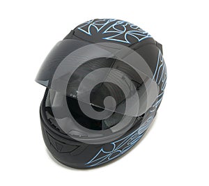 Motorbike helmet photo