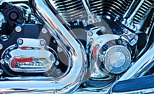 Motorbike motor detail