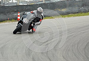 Motocicleta carreras 