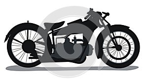 Motocicleta silueta 