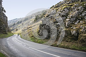 Motorbike tour cheddar gorge road somerset uk