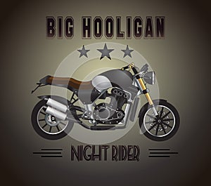 Motorcycle big hooligan