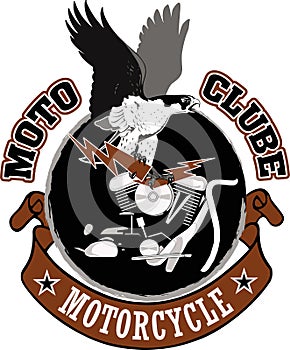 Motorcycle biker racing design