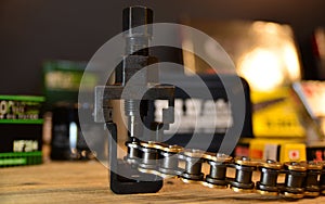 Motorcycle Chain Breaker And Riveting Tool