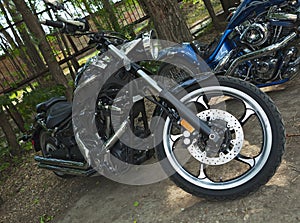 Motorcycle chopper.