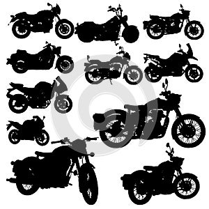 Motorcycle classic vector