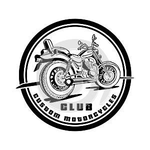 Motorcycle club custom. Motorbike