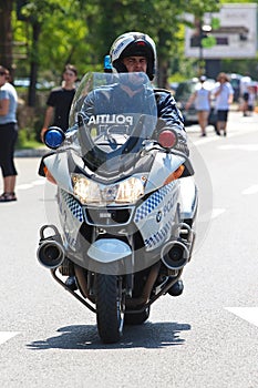 Motorcycle cop