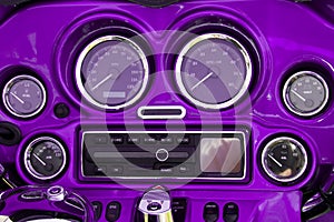 Motorcycle dashboard