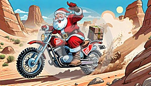 motorcycle dirt bike cycle santa claus outdoor motocross sport racing