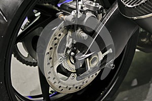 Motorcycle disc brake.