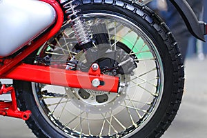 motorcycle disk brake with ABS system