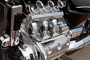 Motorcycle engine power