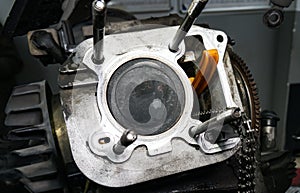 Motorcycle engine repair , overhaul and reconditioning photo