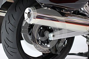 Motorcycle exhaust pipes