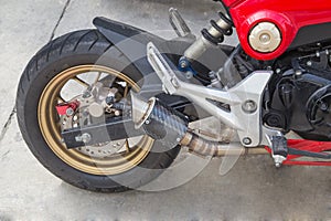 Motorcycle exhaust pipes