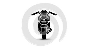 Motorcycle speedometer icon