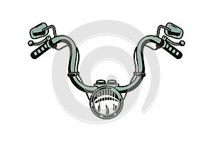 motorcycle handlebars icon