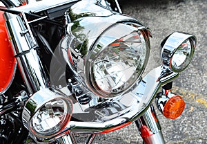 Harley Davidson Motorcycle Headlight