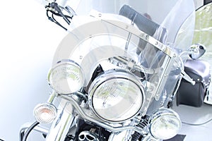 Motorcycle headlights..windshield