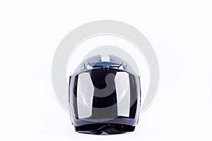 Motorcycle helmet on white background helmet safety object isolated