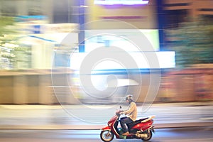 Motorcycle in Ho Chi Minh city photo