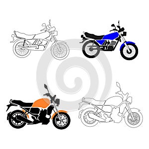 motorcycle Icon vector