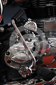 Motorcycle kick start pedal