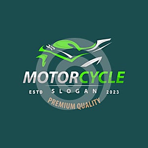 Motorcycle logo design, Bike Vehicle Repair Garage Vector, Symbol Illustration