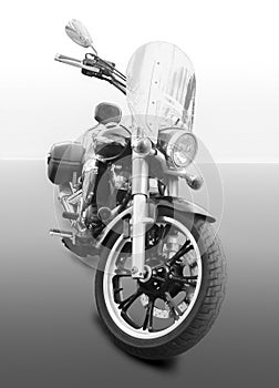 Motorcycle monochrome