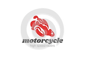 Motorcycle motor bike Logo design vector. Moto