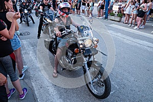 Motorcycle parade in Prnjavor