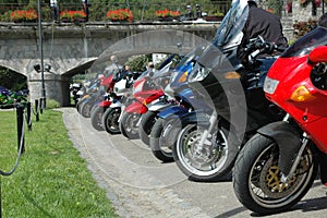 Motociclo parcheggio 