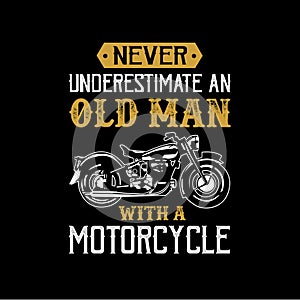 Motorcycle quote and saying good for print