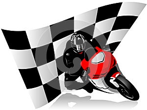 Motorcycle racer