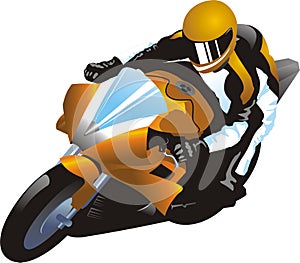 Motorcycle racer